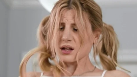 Trans Angels: Horny Tgirl Rides Hunk on Kitchen Counter